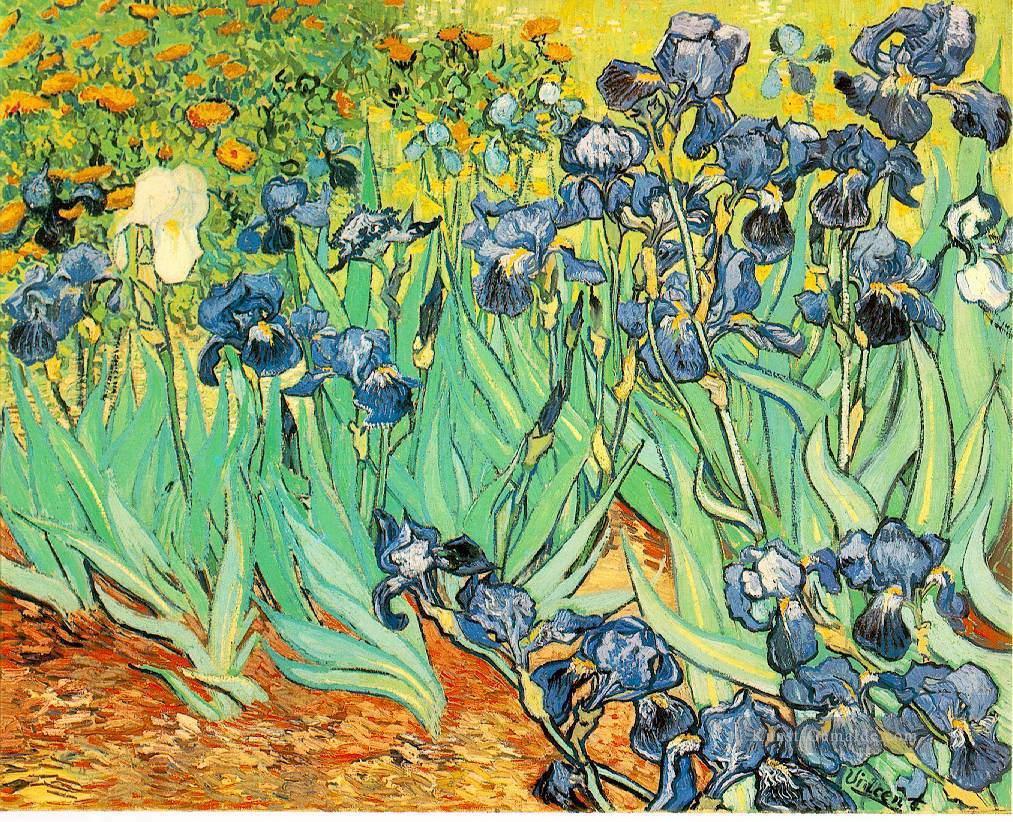 Iris 2 Vincent van Gogh impressionistische Blumen Ölgemälde